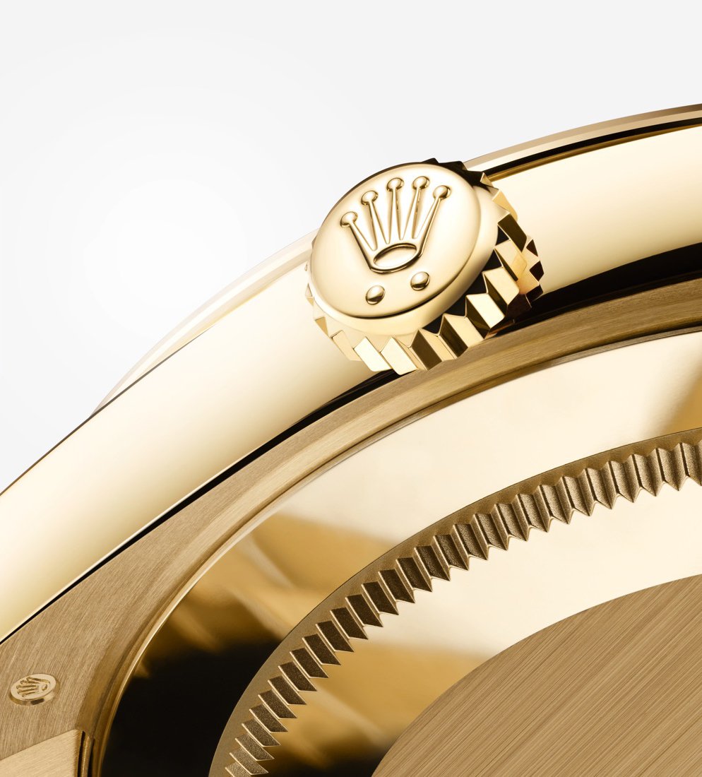Rolex crown close-up
